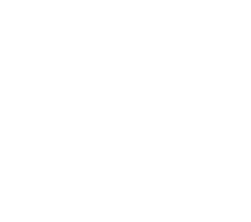 Hand drawn icon of a magnifying glass over a sheet of paper in white.